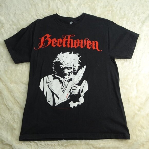 Beethoven Trans-Siberian Orchestra Black Tee Med - Picture 1 of 5